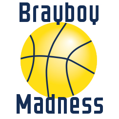 Emoji Sticker of a basketball and the words Brayboy Madness