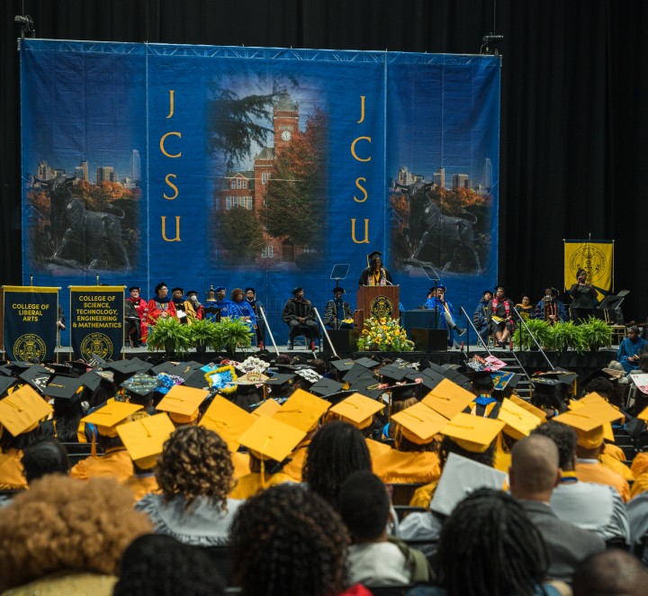 Wide shot of Commencement 2023