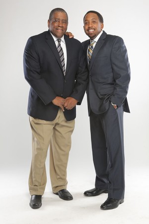 Photo of Steve Sr. and Stephen Jr.
