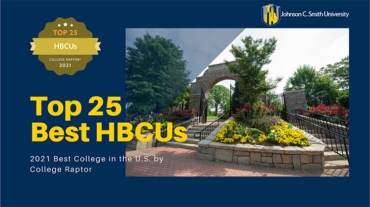 Graphic that says "Top 25 Best HBCUs - 2021 Best Colleges in the U.S. by College Raptor"