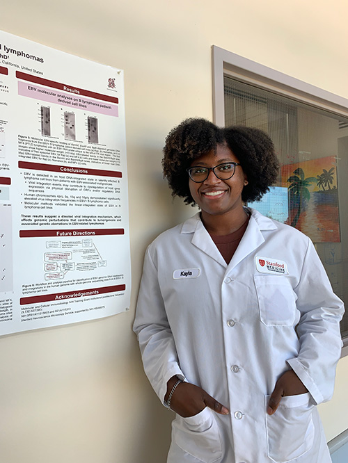 Kayla Jenkins in Lab Coat