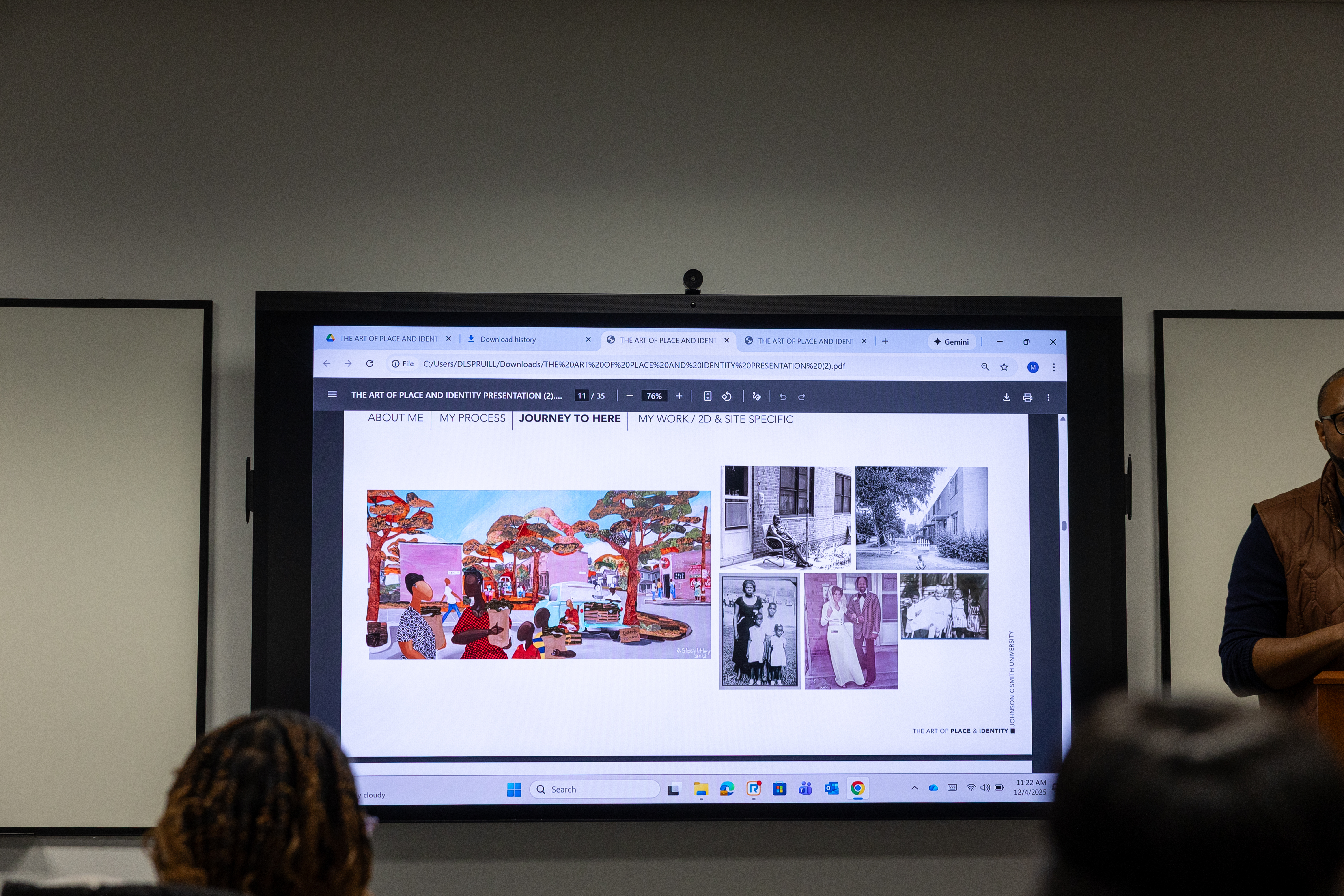 Utley's early work was inspired by photos left to him by his great-grandmother