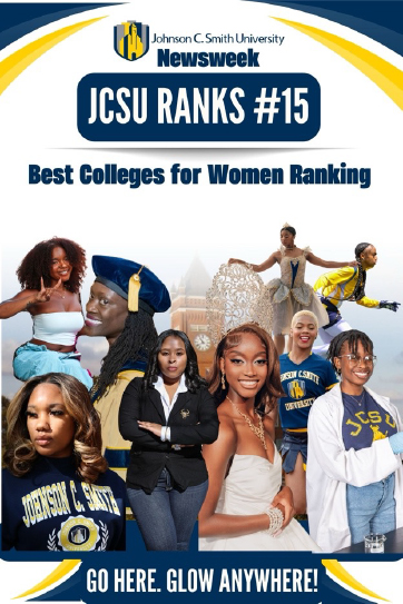 Newsweek Graphic - JCSU Ranks #15 Best Colleges For Women
