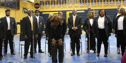 White bowing during CSO JCSU concernt