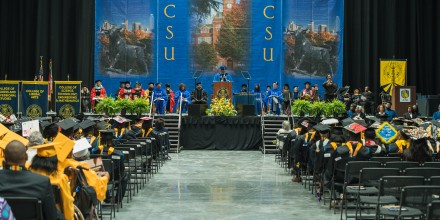 Wide shot of the 2023 Commencement Ceremonies