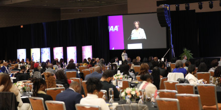 Wide shot from the empowerment breakfast at CIAA Basketball Tournament 2026