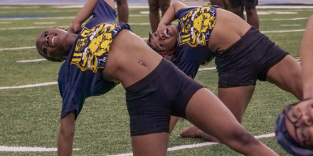 IIOS Dancers on the field