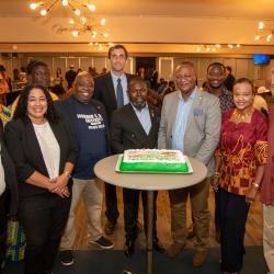 The Kumasi Delegation poses with representatives from the city of Charlotte