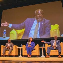 President Armbrister speaks at Sifford Summit