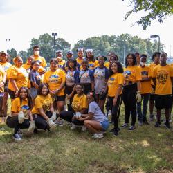 IIOS Band Group Photo at Greenfield Gardens Renovation