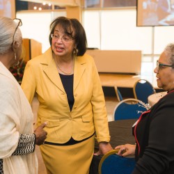 Ruth Greene Speaks to People at Grantsmanship Awards 2023