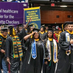 Class of 2024 Walks into Bojangles Coliseum