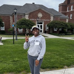 Zoe Migioni outside in Albany