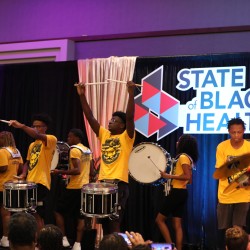 JCSU Band at the State of Black Health Event