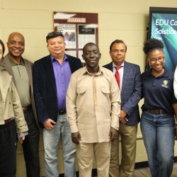 Group shot with Dr. Eugene Okyere-Kwakye