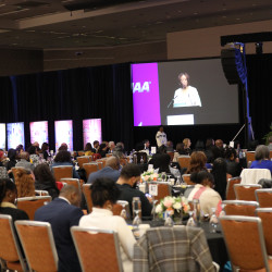 Wide shot from the empowerment breakfast at CIAA Basketball Tournament 2026