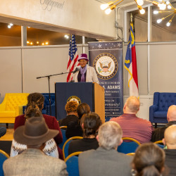 Alma Adams giving her State of the District Speech