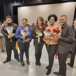 Photo from the Spring Dance Concert featuring JCSU dancers and the Opera Musical Theater Workshop performance