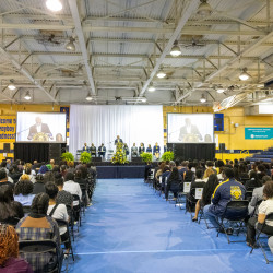 Wide shot of the Honors Convocation