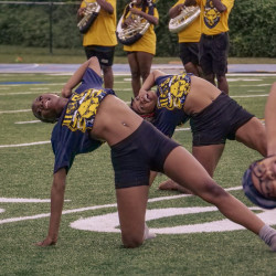 IIOS Dancers on the field
