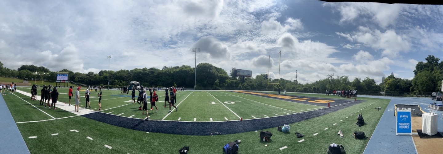 Field panorama during the 11-on Tournament