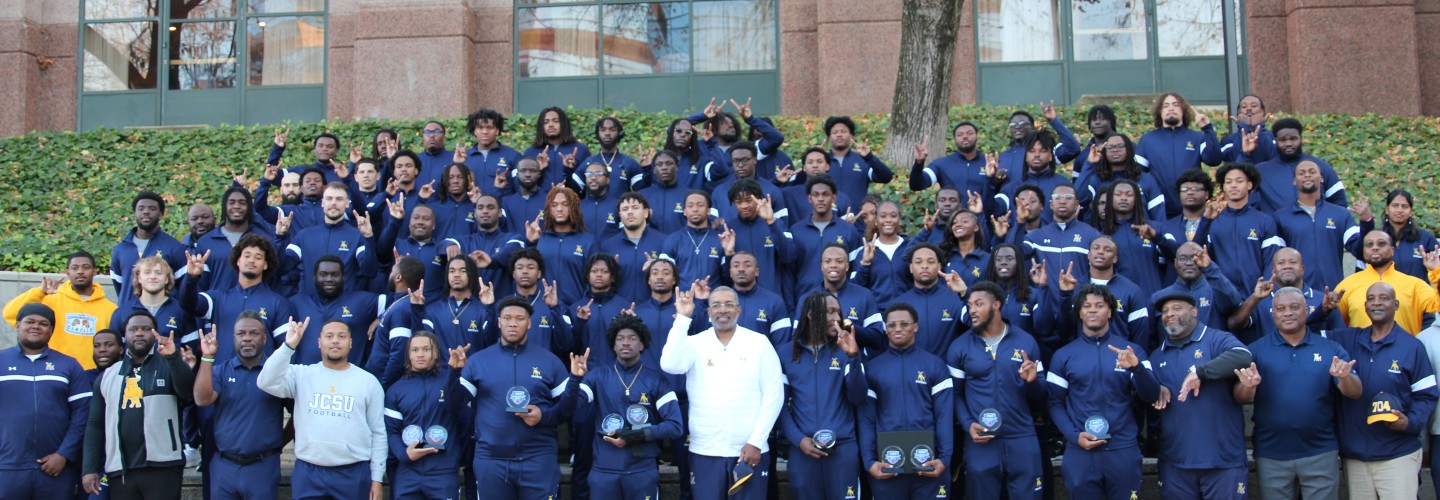 Golden Bulls Football Team after the Team Dinner Friday