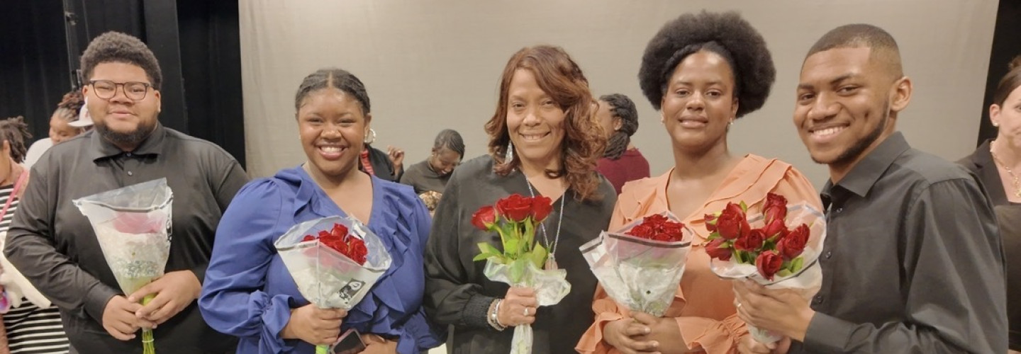 Photo from the Spring Dance Concert featuring JCSU dancers and the Opera Musical Theater Workshop performance