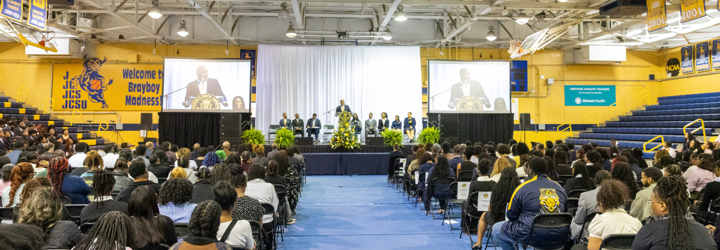 Wide shot of the Honors Convocation