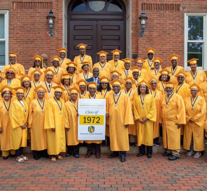 Golden class of 1972 at Reunion Weekend 2022