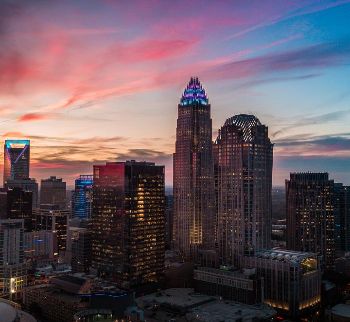 Charlotte City Skyline