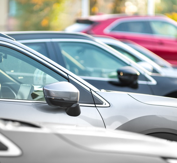 Photo of parked cars