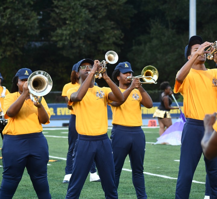 JCSU band playing