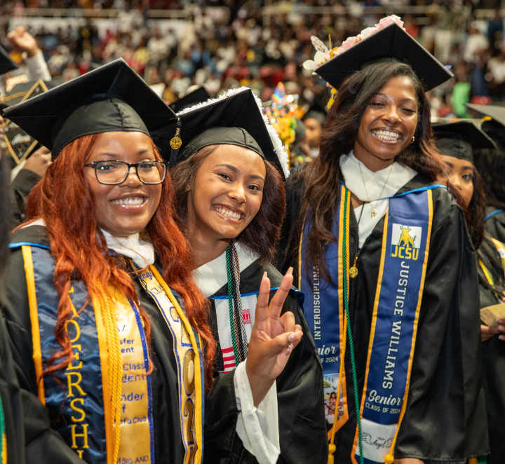Graduates at Commencement