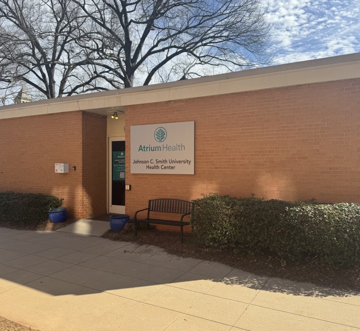 Exterior of the Atrium Health center