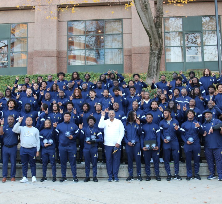 Golden Bulls Football Team after the Team Dinner Friday