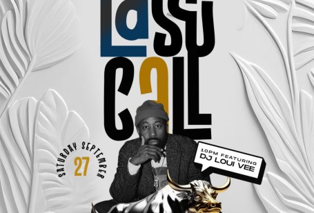"Last Call: All Black Affair”  flyer 