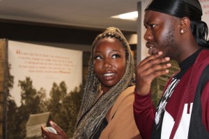 Kinston University Students View the Exhibit