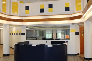 Front Desk in Greenfield Hall