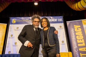 Cornel West with Student