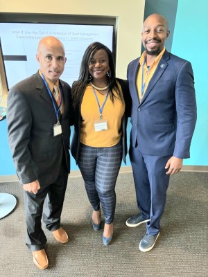 Dr. Gregory Petersen, Dr. BerNadette Lawson-Williams and Joseph Martin-Toney