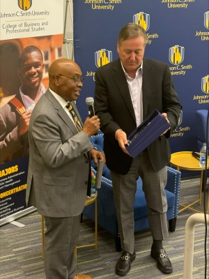 Dr. Alphonso Ogbuehi and Mike Lamach