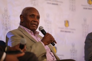Harvey Gantt talking at the Way Forward Event