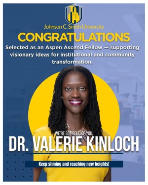 Graphic Congratulating Dr. Kinloch