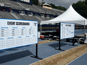 Leaderboard from the tournament