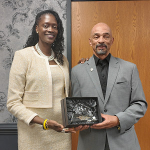Dr. Kinloch and Steven Boyd