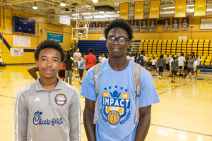 Elijah Jones, 16 and Shilen McCoy, 13 at the 2026 IMPACT Camp