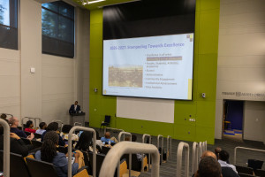 Dr. Patrick Martin speaking at the openng of school conference
