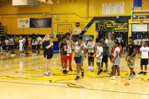 Kids tossing NERF javelins at 2026 IMPACT Camp