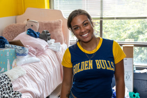 Jaycie Santana, a first-year student from Greenville, South Carolina