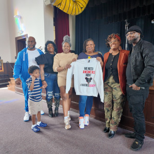 Group shot of the panelists from the Maternal Health Event